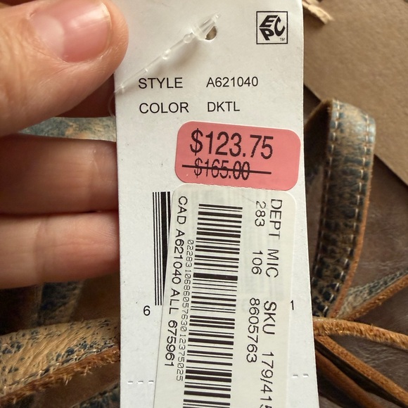 NWT BED|STU Celindra Oceana Leather Tote and Crossbody Wallet Tie Dyed - Picture 8 of 11